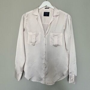 SOLD Abercrombie & Fitch Long Sleeve Boyfriend Blouse